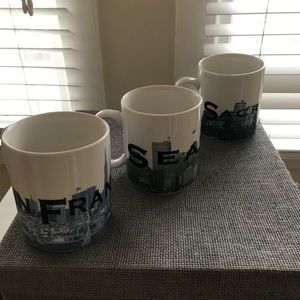 Starbucks city mugs